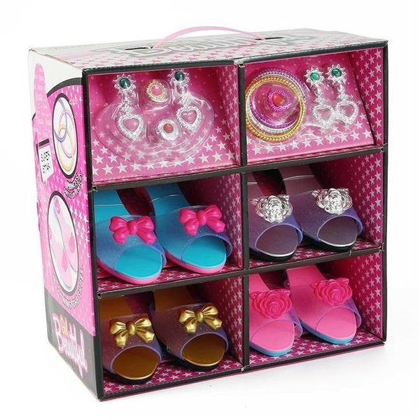 Azimport Azimport PS003 Princess Dress Up & Play Shoe & Jewelry Boutique Collection PS003